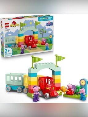 LEGO DUPLO #10466 PEPPA PIG TRAIN RIDE WITH GRANDPA PIG 35 PIECES